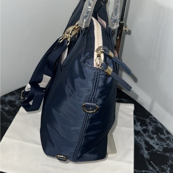 Ricardo Beverly Hills Indio Tote Travel Over Carry On Luggage Bag Navy AUTHENTIC - Picture 8 of 11